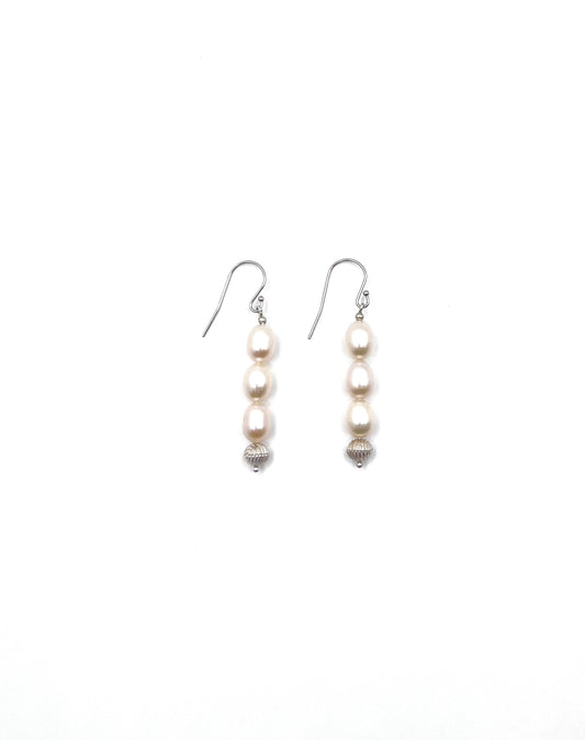 PEARL OLIVE EARRINGS